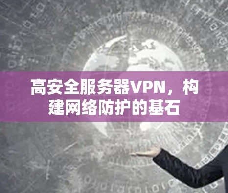 高安全服务器VPN,构建网络防护的基石 高安全服务器VPN,构建网络防护的基石