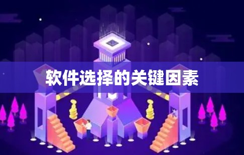 软件选择的关键因素 软件选择的关键因素