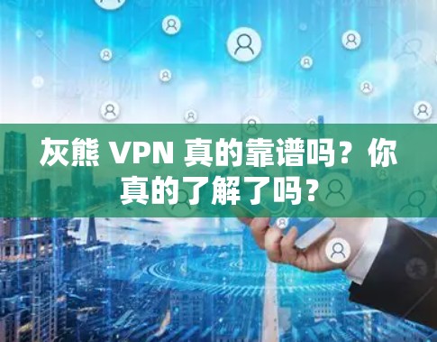 灰熊 VPN 真的靠谱吗？你真的了解了吗？