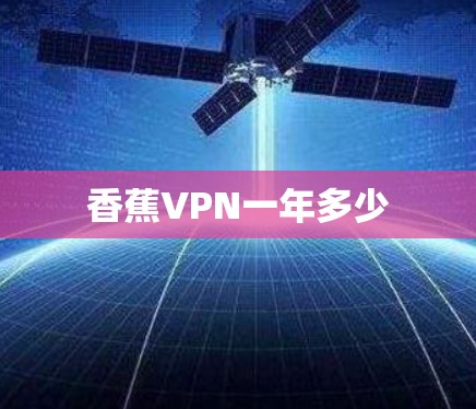 香蕉VPN一年多少