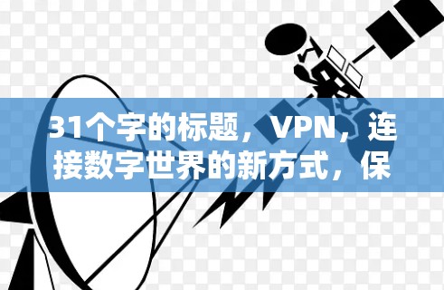31个字的标题,VPN,连接数字世界的新方式,保护你的隐私 31个字的标题,VPN,连接数字世界的新方式,保护你的隐私