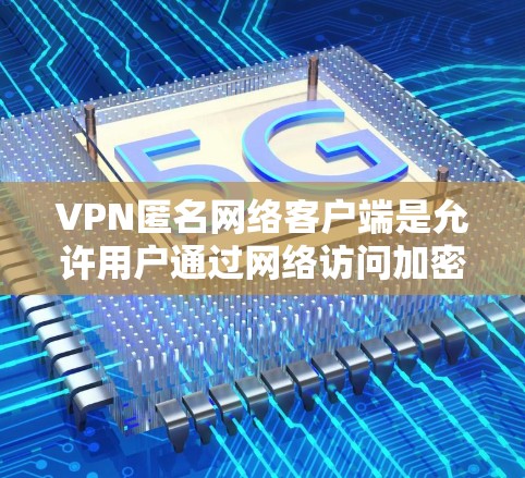 VPN匿名网络客户端是允许用户通过网络访问加密VPN服务的客户端，这些客户端通常提供多种加密协议的支持，如OPAP、UAP等，以增强安全性。以下是一些知名的VPN匿名客户端及其特点
