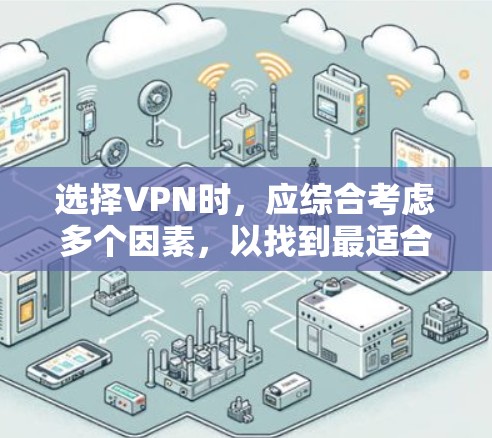 选择VPN时,应综合考虑多个因素,以找到最适合自己的解决方案。以下是一个清晰的指南,帮助您做出明智的选择 选择VPN时,应综合考虑多个因素,以找到最适合自己的解决方案。以下是一个清晰的指南,帮助您做出明智的选择