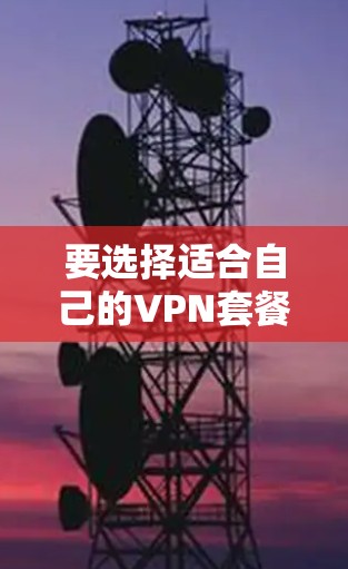要选择适合自己的VPN套餐,通常需要根据以下因素来决定 要选择适合自己的VPN套餐,通常需要根据以下因素来决定