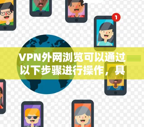 VPN外网浏览可以通过以下步骤进行操作，具体操作取决于您使用的VPN软件或服务