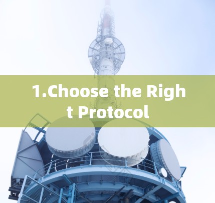 1.Choose the Right Protocol 1.Choose the Right Protocol