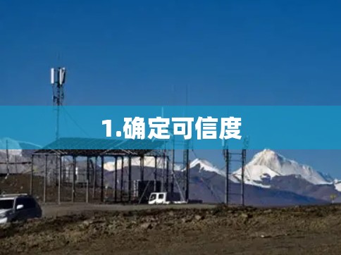 1.确定可信度 1.确定可信度
